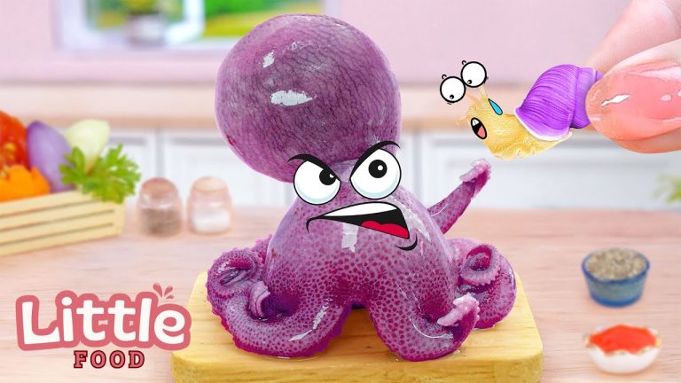 Seafood Recipes 🐙 完璧なタコ餃子の秘伝レシピ  美味しいシーフード料理 🌊 リトルフードクッキング