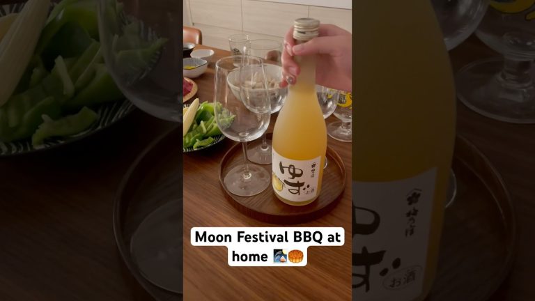 Happy Moon Festival! 🥮🎑 #asmr #lifestyle #holiday #friendsandfamily #happytimes #coffeedrinks#bbq