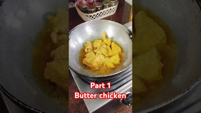 Butter Chicken #shorts #trending #viral #chicken #cooking #recipe #shortsfeed