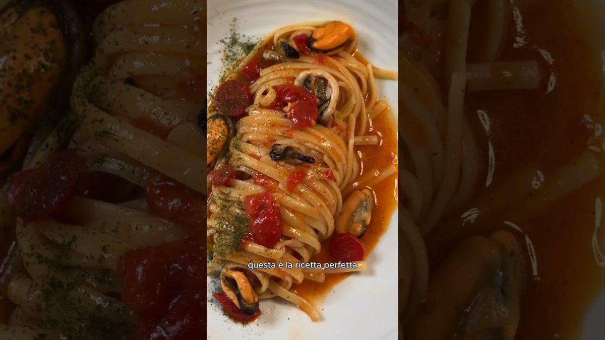 Spaghetti con cozze e datterini di @lacucinadifabiuccio 😋