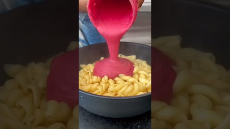 How to make Pasta | Best Pasta Recipe | Pink Pasta #cookingathome #cookingshorts #cookingvideos