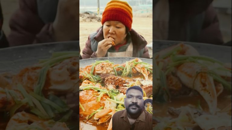 Mix seafood cooking and eating #seafood #youtubeshorts #etingchallenge #seafoodrecipes