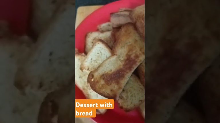 Dessert with Bread. #breadsweets #desserts #foodies #youtubeshorts #homefood #breadrecipes #yummy