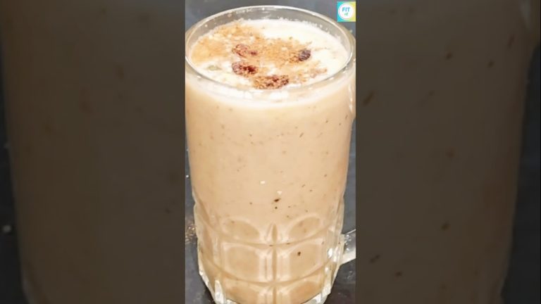 OATS SMOOTHIE for Weightloss, Hair, Skin |#shorts #shortsfeed #skincare #recipe