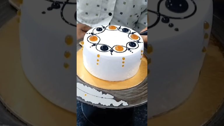 pineapple cake recipes video | cake video | pineapple cake new design | #trending #cake #homemade 14