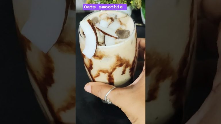 Oats smoothie recipe #food #healthy #viralshorts