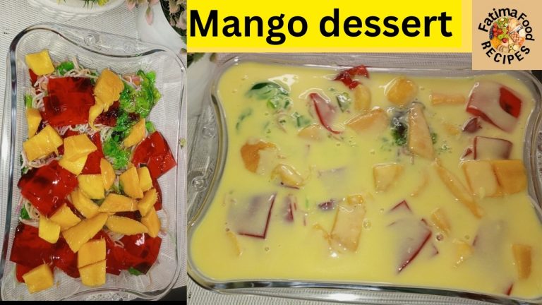 easy dessert recipes at home ||  mango custard dessert recipes || summer dessert recipes
