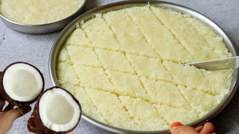 ఇంట్లో పచ్చి కొబ్బరి ఉన్నపుడు ఇలా స్వీట్ చేయండి Extra టేస్ట్ గా ఉంటుంది😋Sweet Recipe | Coconut Sweet