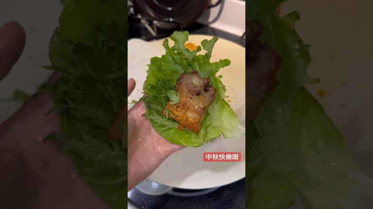 不一定要烤肉，無油煎五花順便煉一堆豬油也不錯👍 #cooking #料理 #food #中秋 #烤肉 #中秋節快樂