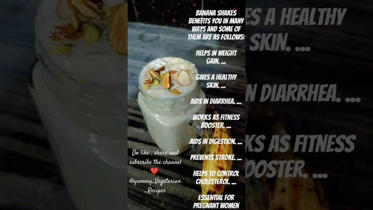 Super Healthy Drink |Banana Smoothie Benefits#healthydrink #bananasmoothierecipe #shorts #motivation