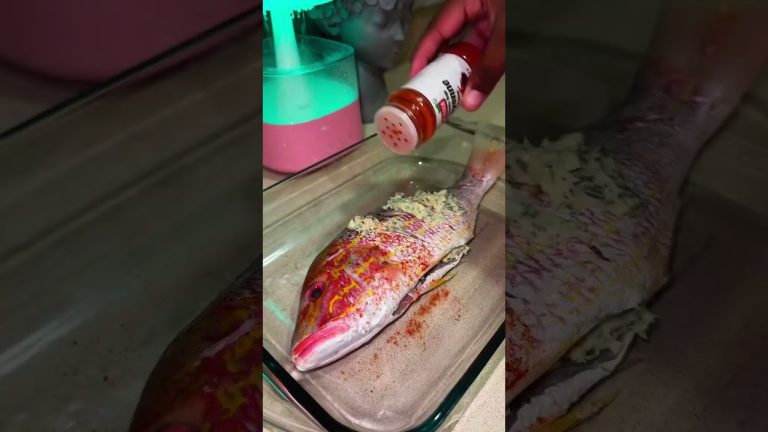 Baked Red Snapper #foodie #dinnerrecipe #food #fishing #fishingvideo