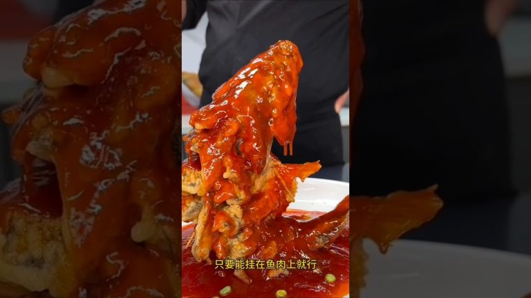 Amazing Cutting Whole Fish Fry Delicious Recipe #viral #trending #food #short #streetfood #asianfood