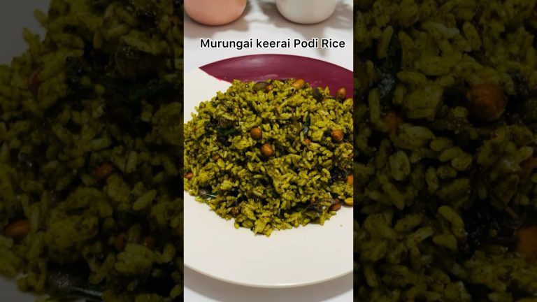 Drumstick leaf Powder Rice#30 Days 30 Lunch Recipes Day 21 #murungaikeerai #varietyrice