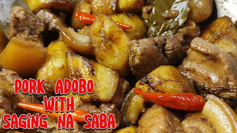 Pork Adobo With Saba Bananas | Ulam Pinoy Recipe | Lutong Pinoy