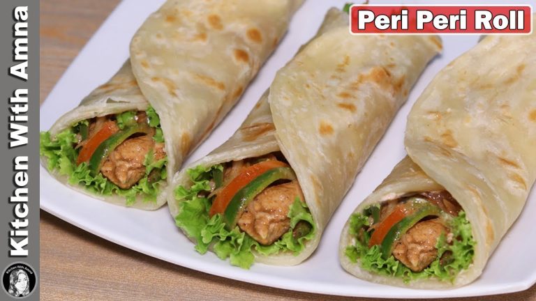 Peri Peri Chicken Roll Recipe | 2020 Ramadan Recipes | Kitchen With Amna