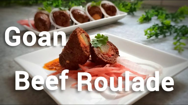 Goan Beef Roulade | Goan Meat Rolls Recipe