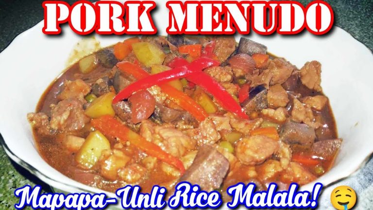 THIS IS HOW TO COOK PORK MENUDO NA MAPAPA-UNLI RICE KA! 🤤