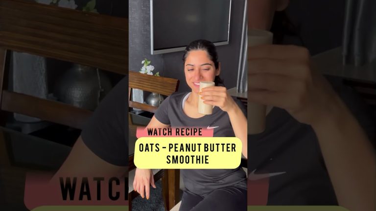 Oats – Peanut Butter Smoothie #shorts #gunjanshouts