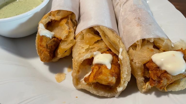 Spicy Chicken Garlic Mayo Roll Recipe | DFUSA