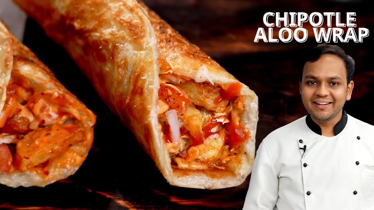 CRUNCHY ALOO WRAP – Chipotle Potato Roll / Work From Home Recipes – CookingShooking