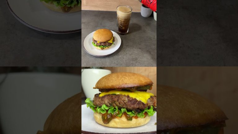 Rare Recipe of Beef Burger with Unique Red Sauce