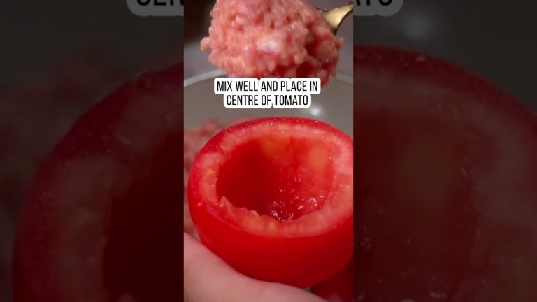 Stuffed tomatoes Chinese style