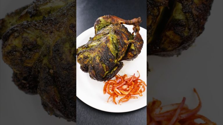 Grilled Green Chicken ASMR #shorts