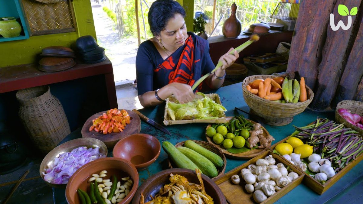” Taste of Seafood ” Mixed Seafood Recipe | Lunch Recipe | Traditional Cooking | Village Lifestyle.