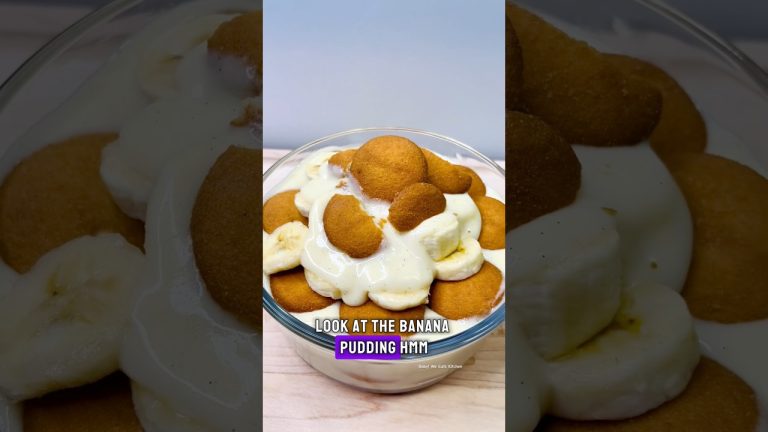 Homemade Southern Banana Pudding. #recipe #southerncooking #bananapudding #southernfood
