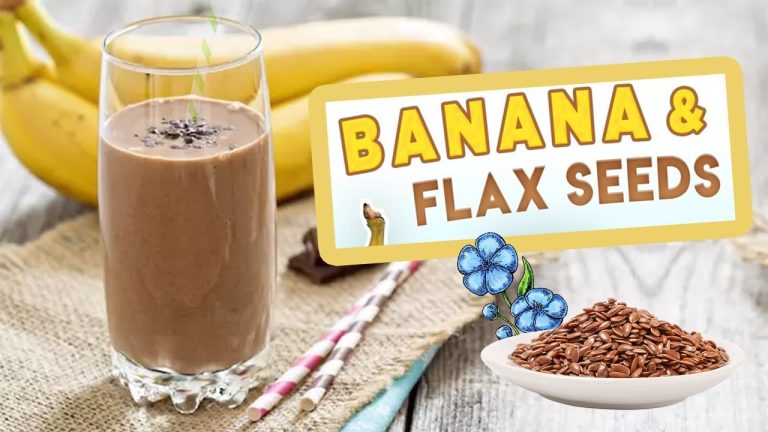 Banana Flax Seed Smoothie – Flax Seed Weight Loss