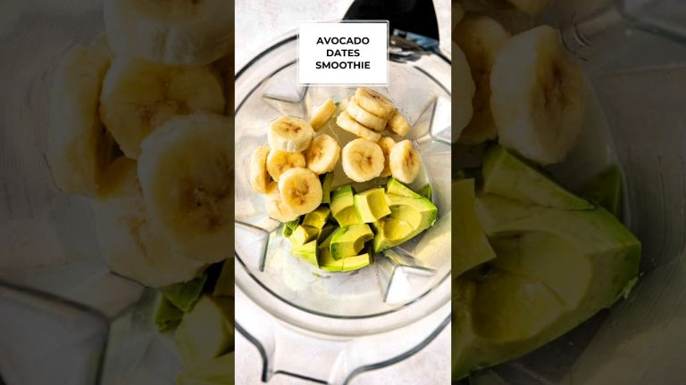 Avocado Dates Smoothie / Avocado Dates Shake #short#recipe #smoothie