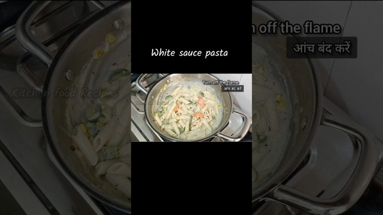 White Sauce Pasta recipe |  Creamy white Pasta recipe