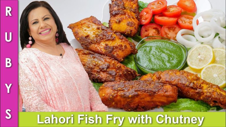 Lahori Fish Fry with Green Chutney Recipe in Urdu Hindi – RKK