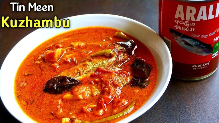 TIN FISH CURRY | SRI LANKAN SPECIAL | FISH CURRY RECIPE | CANNED FISH CURRY | TIN MEEN KULAMBU