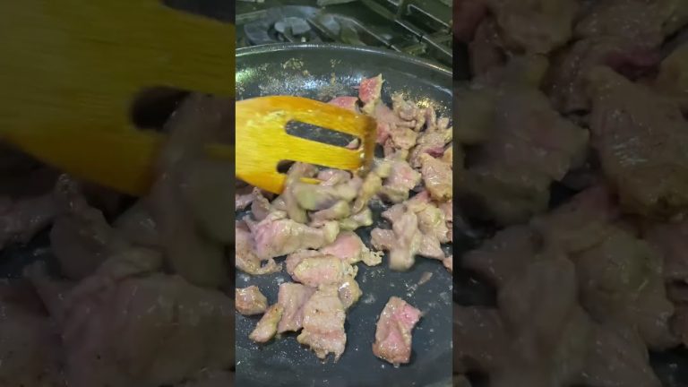 Beef Pepper steak – Chinese style