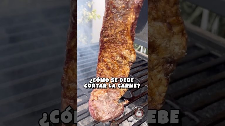 CÓMO SE DEBE CORTAR LA CARNE⁉️🤔 #carne #asado #bbq