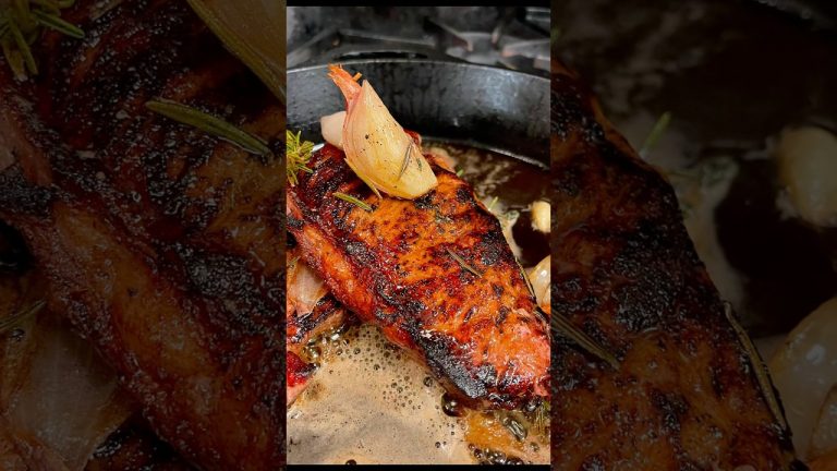 The Science of Perfectly Seared Steaks in Cast Iron Pan