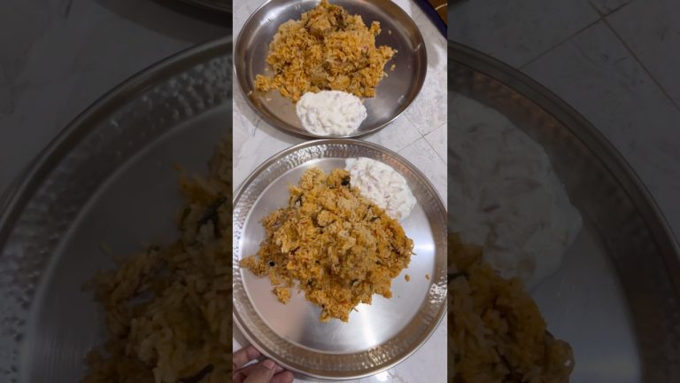 😋Simple and tasty chicken biryani  #subscribe #food #biryani #chickenrecipes #chicken