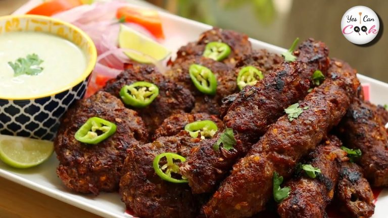 Delicious meat kebab in a very easy way 🔥 Beef Yogurt Kabab by (YES I CAN COOK)