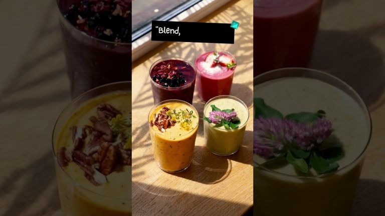 Smoothies for a slimmer you! 🍓