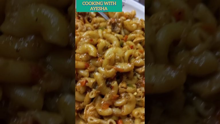 Chicken Macaroni | Juicy And Delicious Chicken Macaroni By Cooking With Ayesha