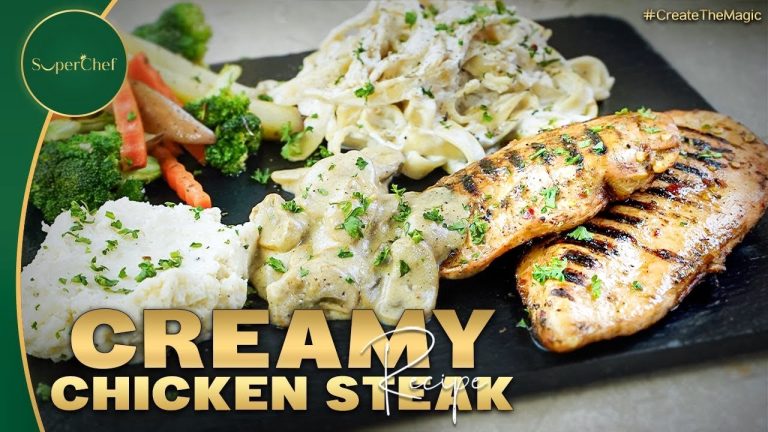 Creamy Chicken Steak Recipe | Easy & Juicy Pan-Seared Chicken