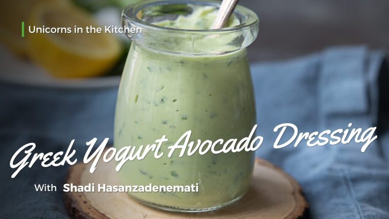 Greek Yogurt Avocado Dressing