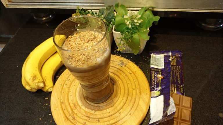 Without Sugar Chocolate Smoothie😊| Healthy Fat And Super Food Banana Chocolate Smoothie Recipe