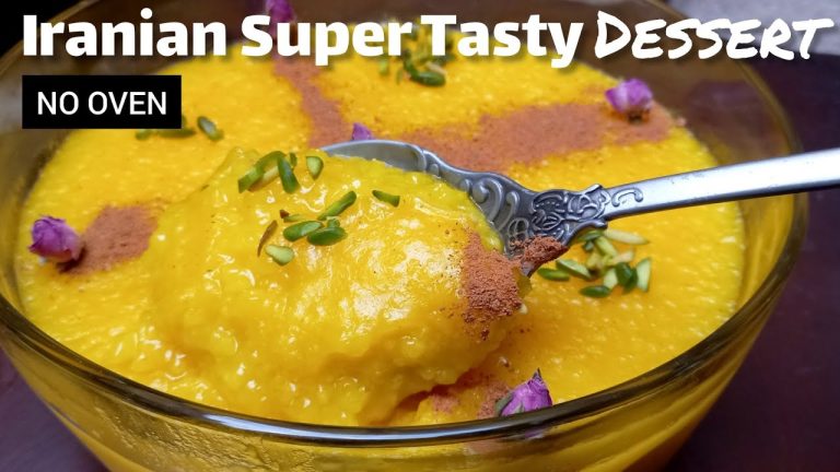 Sholezard – Iranian Dessert Recipe | Persian Saffron Dessert | No Oven Dessert Recipe