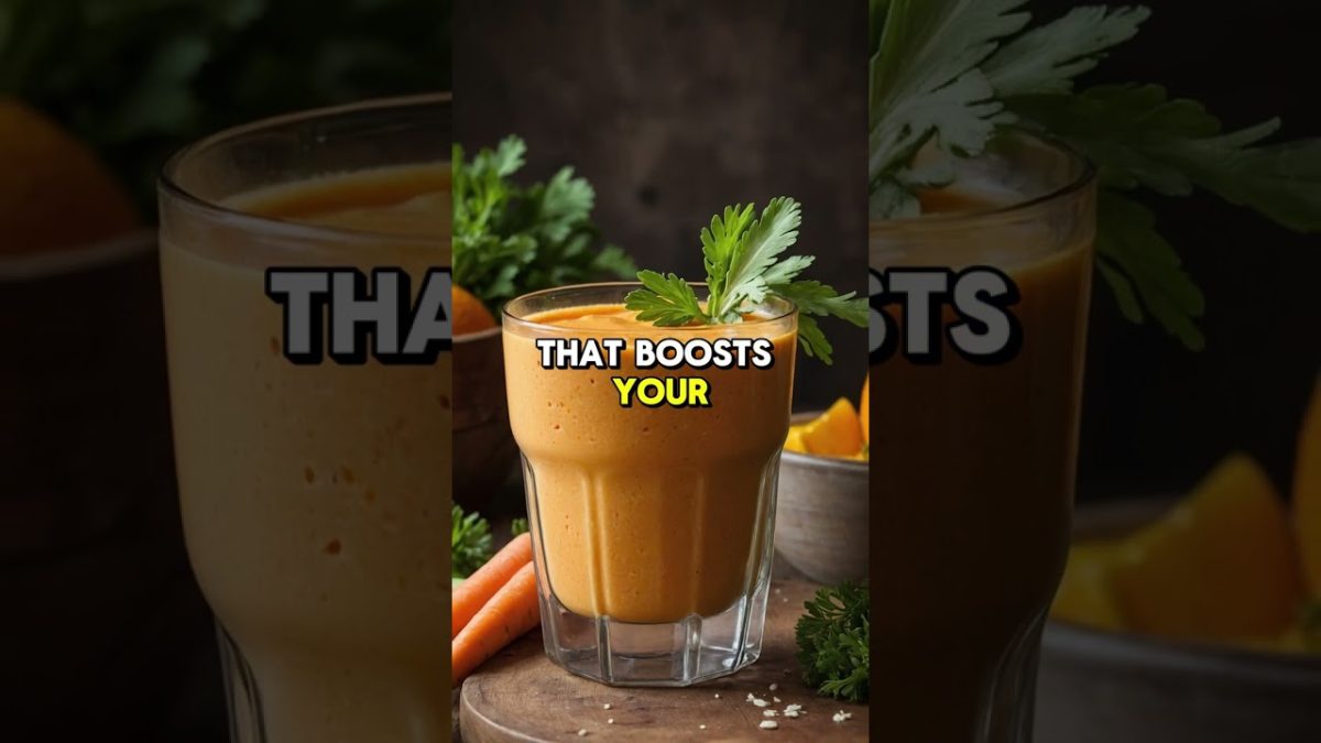 Carrot Orange Smoothie for Weight Loss and Vitamin Boost 🥕🍊