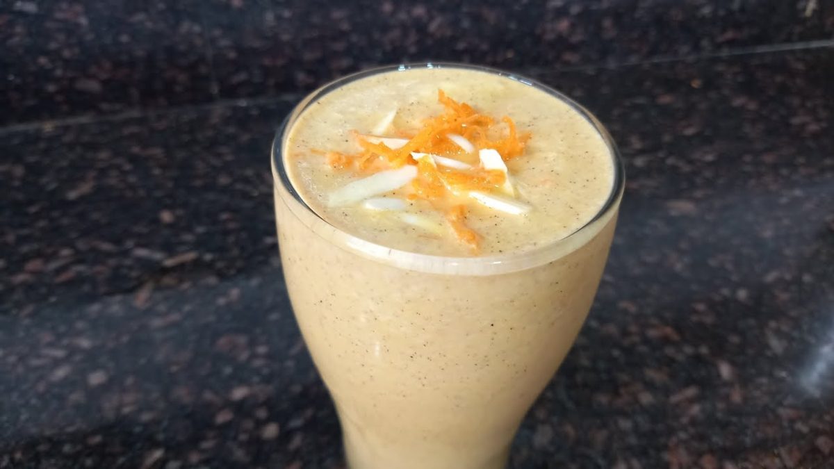 Carrot Ragi Smoothie/ Healthy Smoothie Recipe