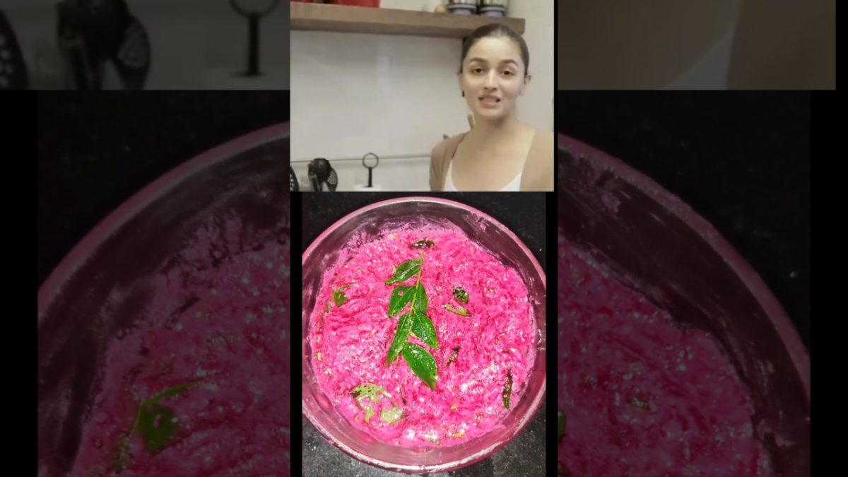 Alia Bhatt Favourite Beetroot Salad ❤️😋 #beetrootsalad #beetroot #salad #shortrecipe