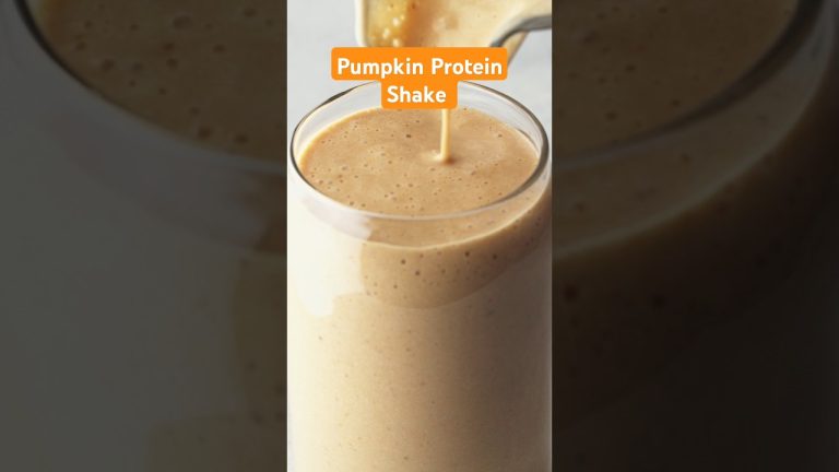 Super Easy Pumpkin Protein Shake #pumpkineverything