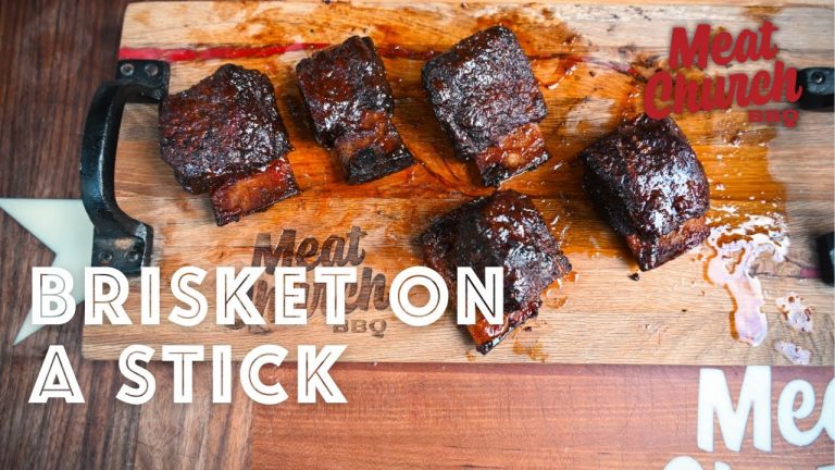 Brisket on a Stick – AKA Beef Party Ribs